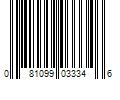 Barcode Image for UPC code 081099033346