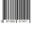 Barcode Image for UPC code 0811000011411