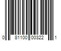 Barcode Image for UPC code 081100003221