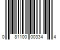 Barcode Image for UPC code 081100003344