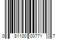 Barcode Image for UPC code 081100007717