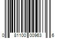 Barcode Image for UPC code 081100009636