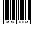 Barcode Image for UPC code 0811185000361