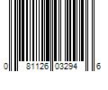 Barcode Image for UPC code 081126032946