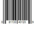 Barcode Image for UPC code 081133401209