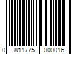 Barcode Image for UPC code 0811775000016