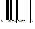 Barcode Image for UPC code 081200001783