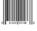 Barcode Image for UPC code 081200001868