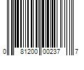 Barcode Image for UPC code 081200002377