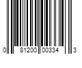 Barcode Image for UPC code 081200003343