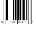 Barcode Image for UPC code 081200004371