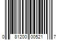 Barcode Image for UPC code 081200005217