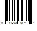 Barcode Image for UPC code 081200008744