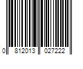 Barcode Image for UPC code 0812013027222