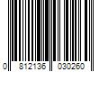 Barcode Image for UPC code 0812136030260