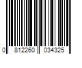 Barcode Image for UPC code 0812260034325