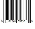 Barcode Image for UPC code 081240053360