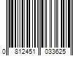 Barcode Image for UPC code 0812451033625