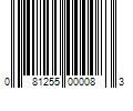 Barcode Image for UPC code 081255000083