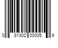 Barcode Image for UPC code 081302000059