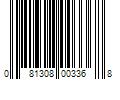 Barcode Image for UPC code 081308003368