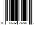 Barcode Image for UPC code 081312000087