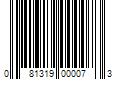 Barcode Image for UPC code 081319000073