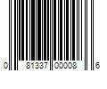 Barcode Image for UPC code 081337000086