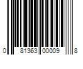 Barcode Image for UPC code 081363000098