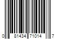 Barcode Image for UPC code 081434710147