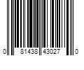 Barcode Image for UPC code 081438430270