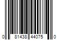 Barcode Image for UPC code 081438440750