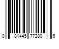 Barcode Image for UPC code 081445772806