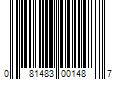 Barcode Image for UPC code 081483001487