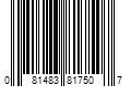 Barcode Image for UPC code 081483817507