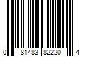 Barcode Image for UPC code 081483822204