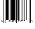 Barcode Image for UPC code 081483836263