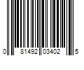 Barcode Image for UPC code 081492034025