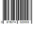 Barcode Image for UPC code 0815074020003