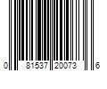 Barcode Image for UPC code 081537200736