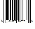 Barcode Image for UPC code 081537200750