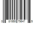 Barcode Image for UPC code 081555756475