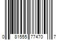 Barcode Image for UPC code 081555774707