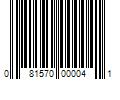 Barcode Image for UPC code 081570000041