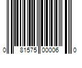 Barcode Image for UPC code 081575000060