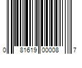 Barcode Image for UPC code 081619000087