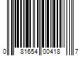 Barcode Image for UPC code 081654004187