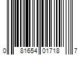 Barcode Image for UPC code 081654017187