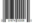 Barcode Image for UPC code 081674000060