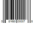 Barcode Image for UPC code 081680000078